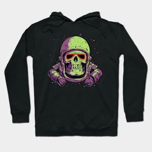 Cyberpunk Soldier Skull with Gas Mask Hoodie